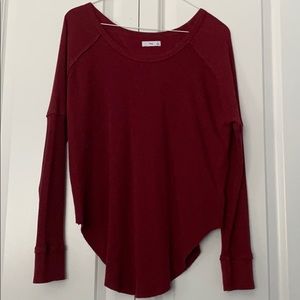 TNA Waffle knit long sleeve